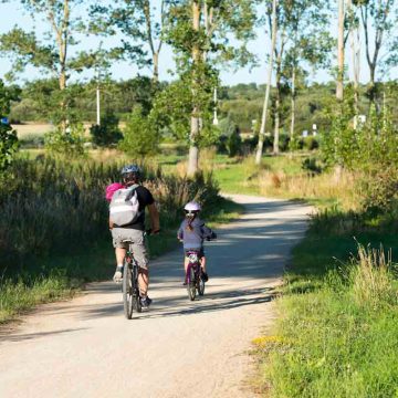 La v&eacute;lodyss&eacute;e passe par les marais de Talmont-Saint-Hilaire