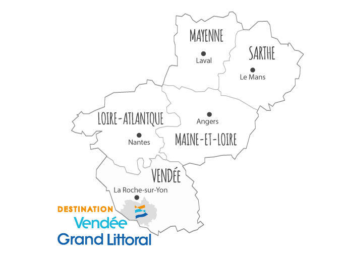 La destination Vend&eacute;e Grand Littoral en Pays de la Loire