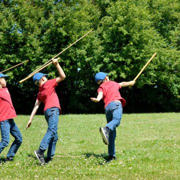 Saint-Hilaire-la-Foret, le Cairn tir &agrave; l'arc