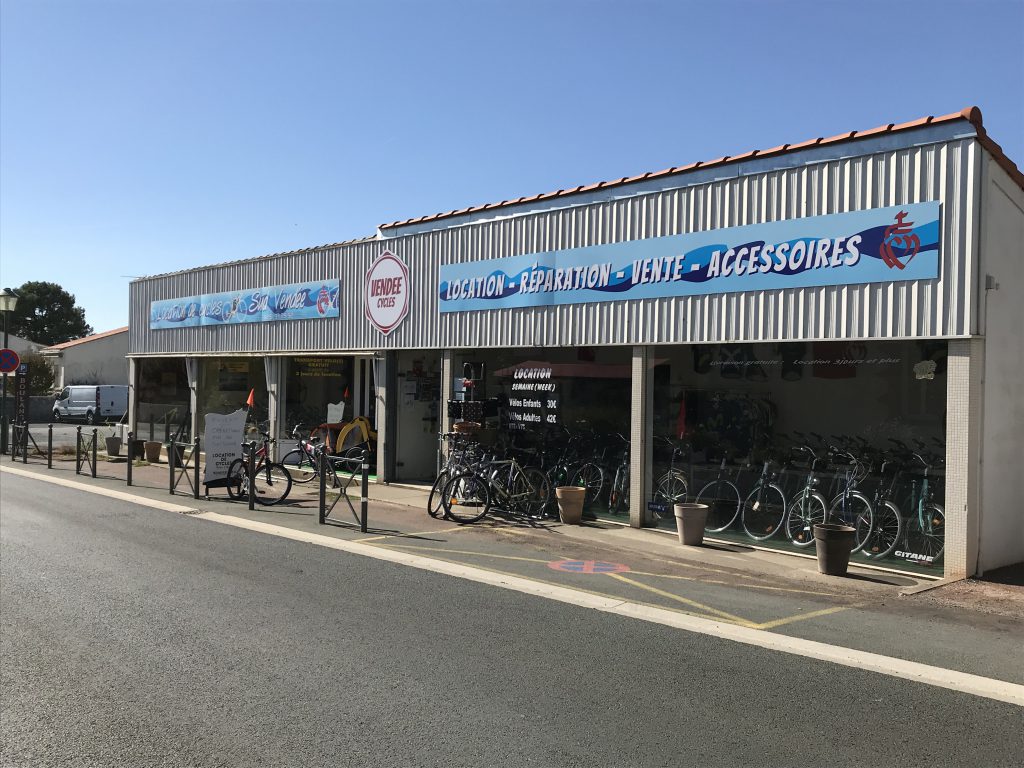 Vend&eacute;e cycles location de v&eacute;lo Longeville-sur-Mer