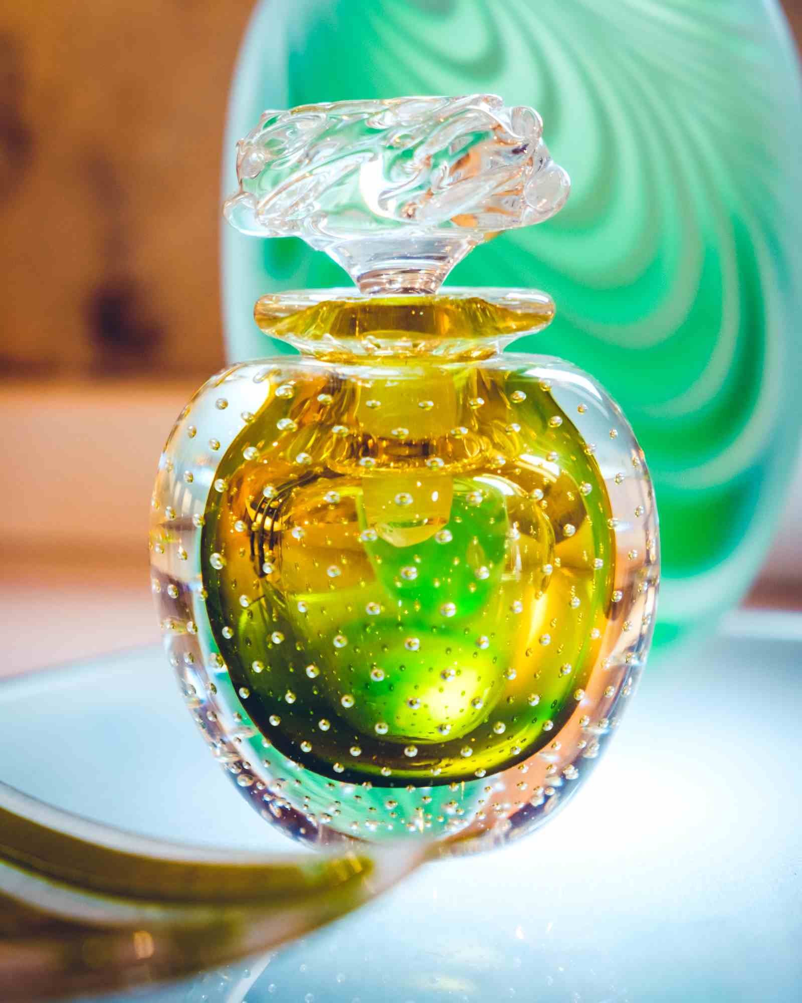 Verrier d'art de Bourgenay flacon Verrier d'art de Bourgenay flacon