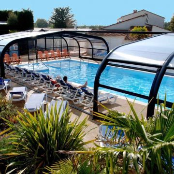 Camping La Fr&eacute;tille avec piscine couverte &agrave; Longeville sur Mer