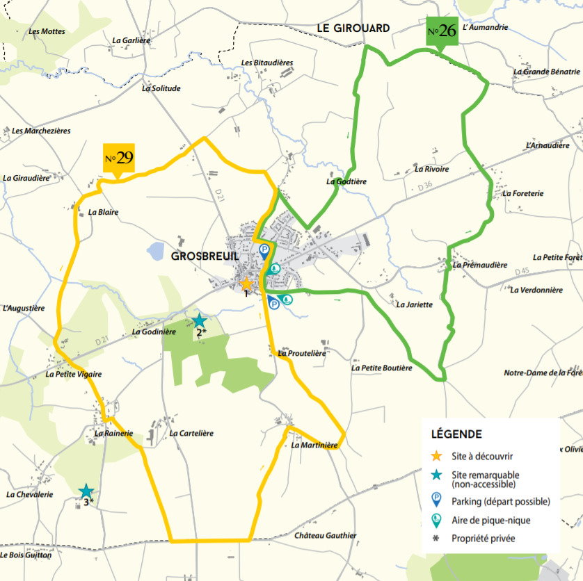 Circuits Grobreuil La Vertonne et la Bénatonnière Circuits Grobreuil La Vertonne et la Bénatonnière