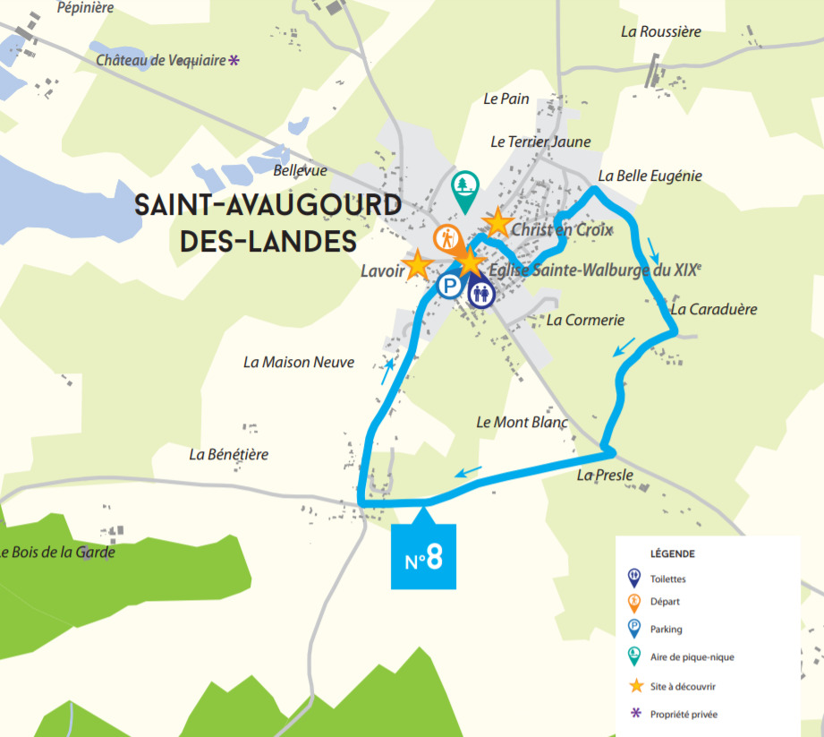 Circuit de l'Apr&egrave;le Saint-Avaugourd-des-Landes